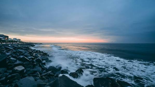 Rock Beach in Pondicherry near family-friendly hotels in White Town
